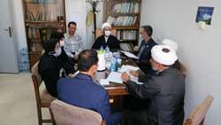 نشست معاون آموزشی دانشگاه با مدیر و اعضای هیات علمی گروه معارف اسلامی دانشگاه